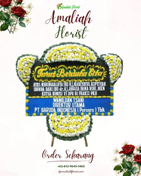 Papan Bunga Duka Pemurus Baru